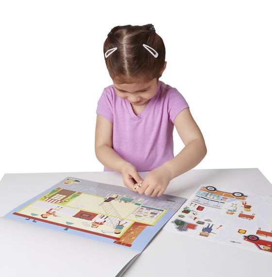 Melissa and Doug Tak Çıkar Çıkartma Kitabı - Benim Şehrim