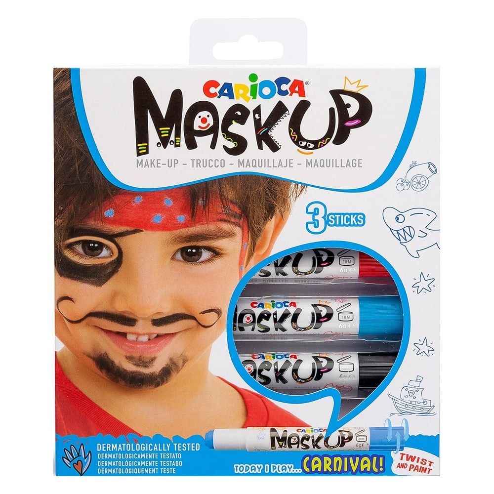 Mask Up Yüz Boyası - Karnaval (3 Renk)