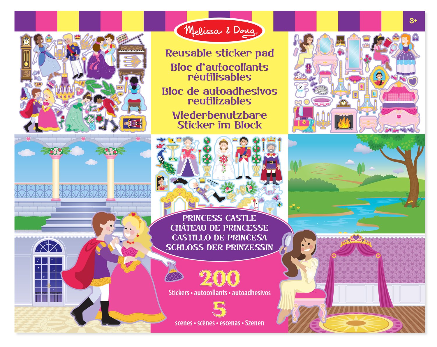 Melissa and Doug Tak Çıkar Çıkartma Kitabı - Prenses