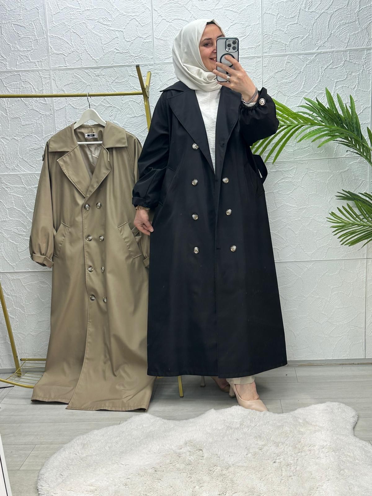 GAMZE TAM BOY TRENCH 