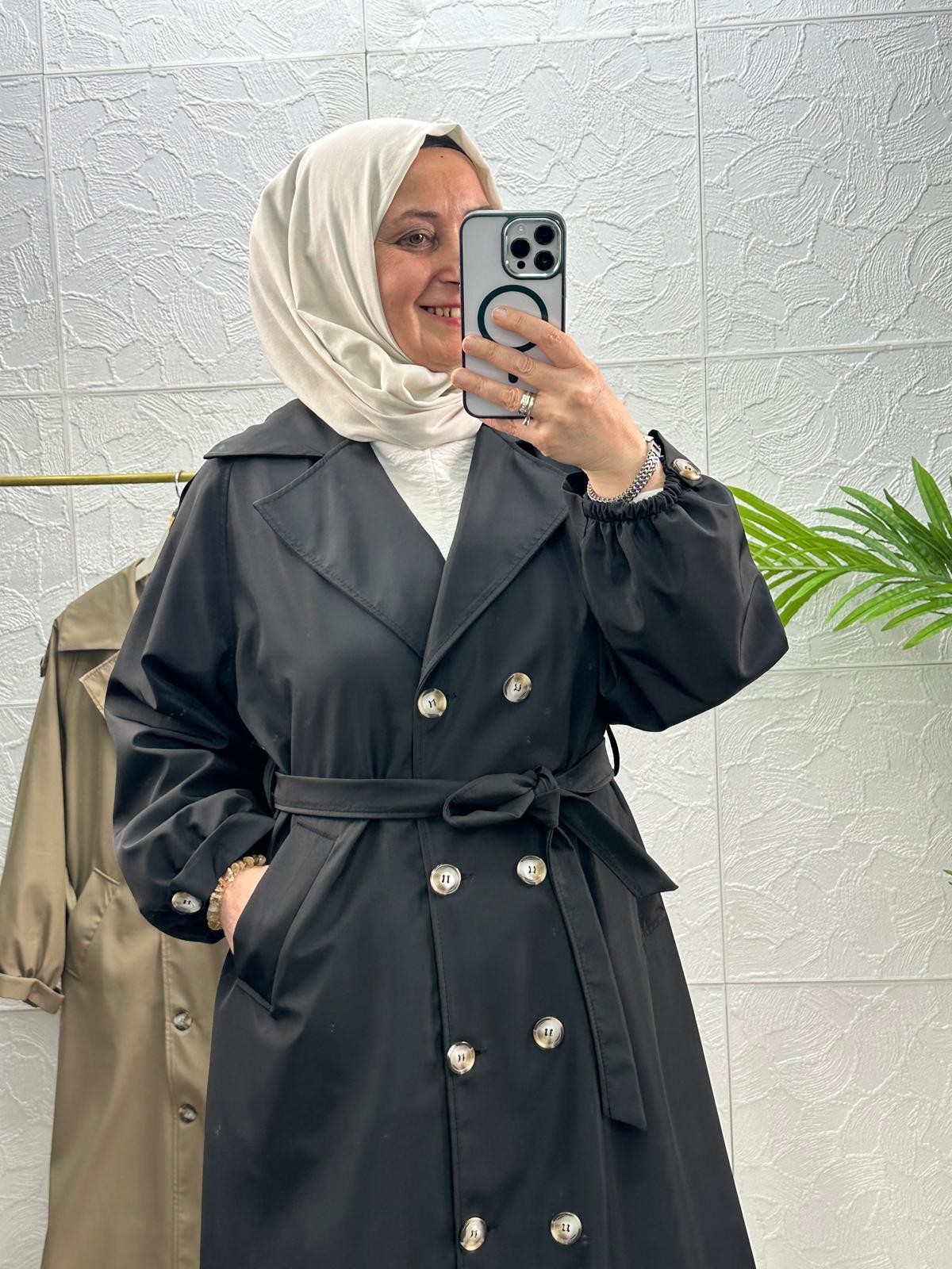 GAMZE TAM BOY TRENCH 