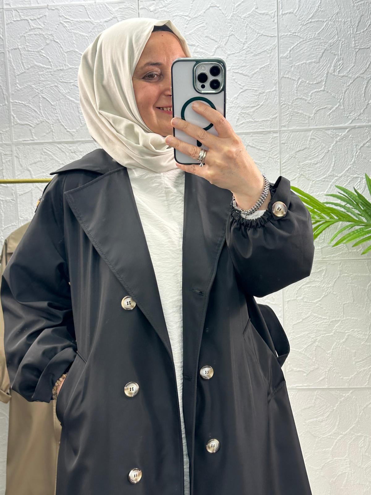GAMZE TAM BOY TRENCH 