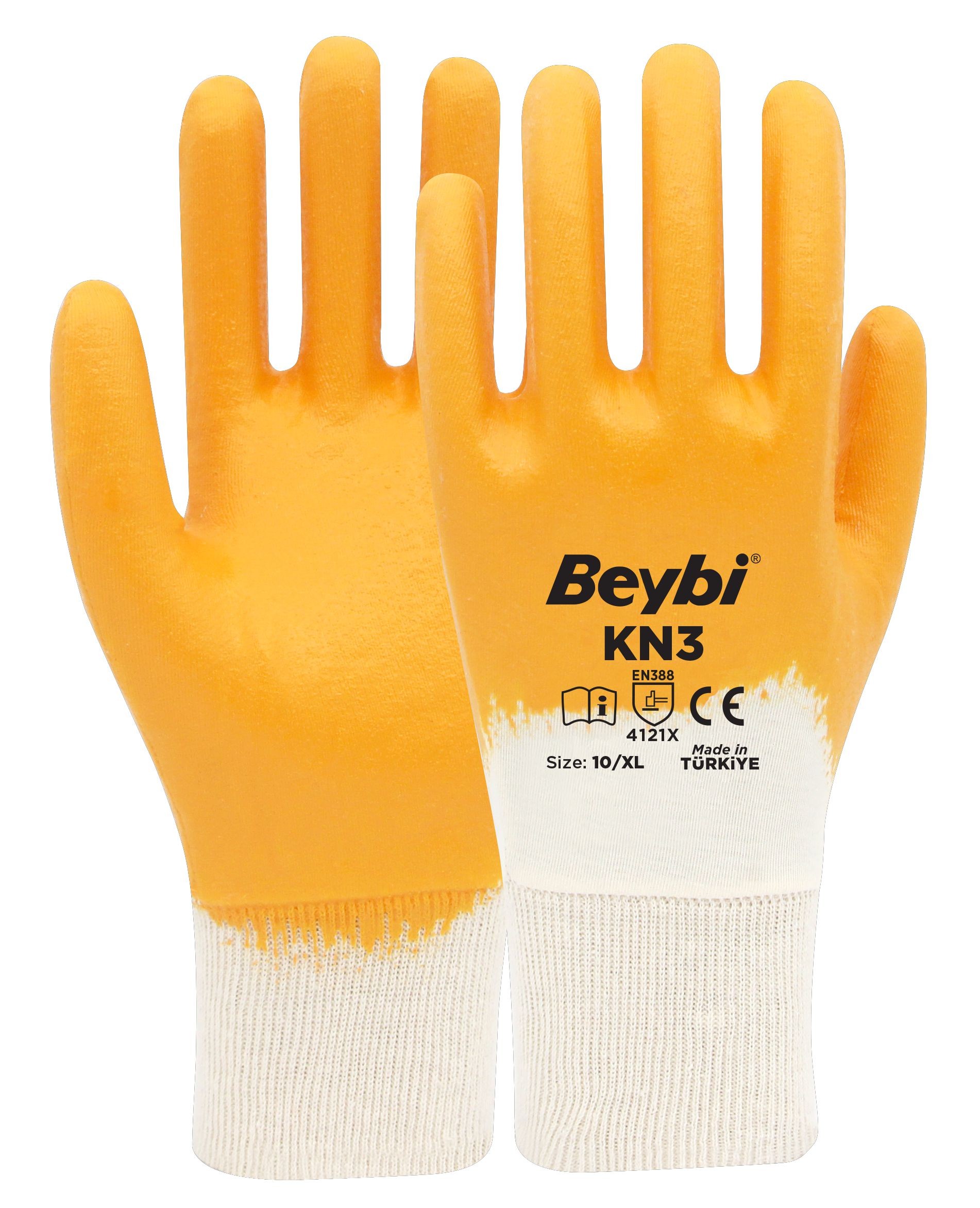 Beybi KN3 Pamuk Nitril Eldiven Koli (288 Çift)