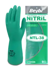Beybi NTL38 Nitril Kimyasal İş Eldiveni
