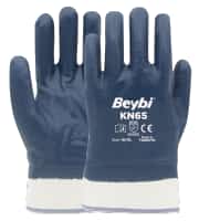 Beybi Petrolcü Eldiveni KN65 Pamuk Nitril Eldiven