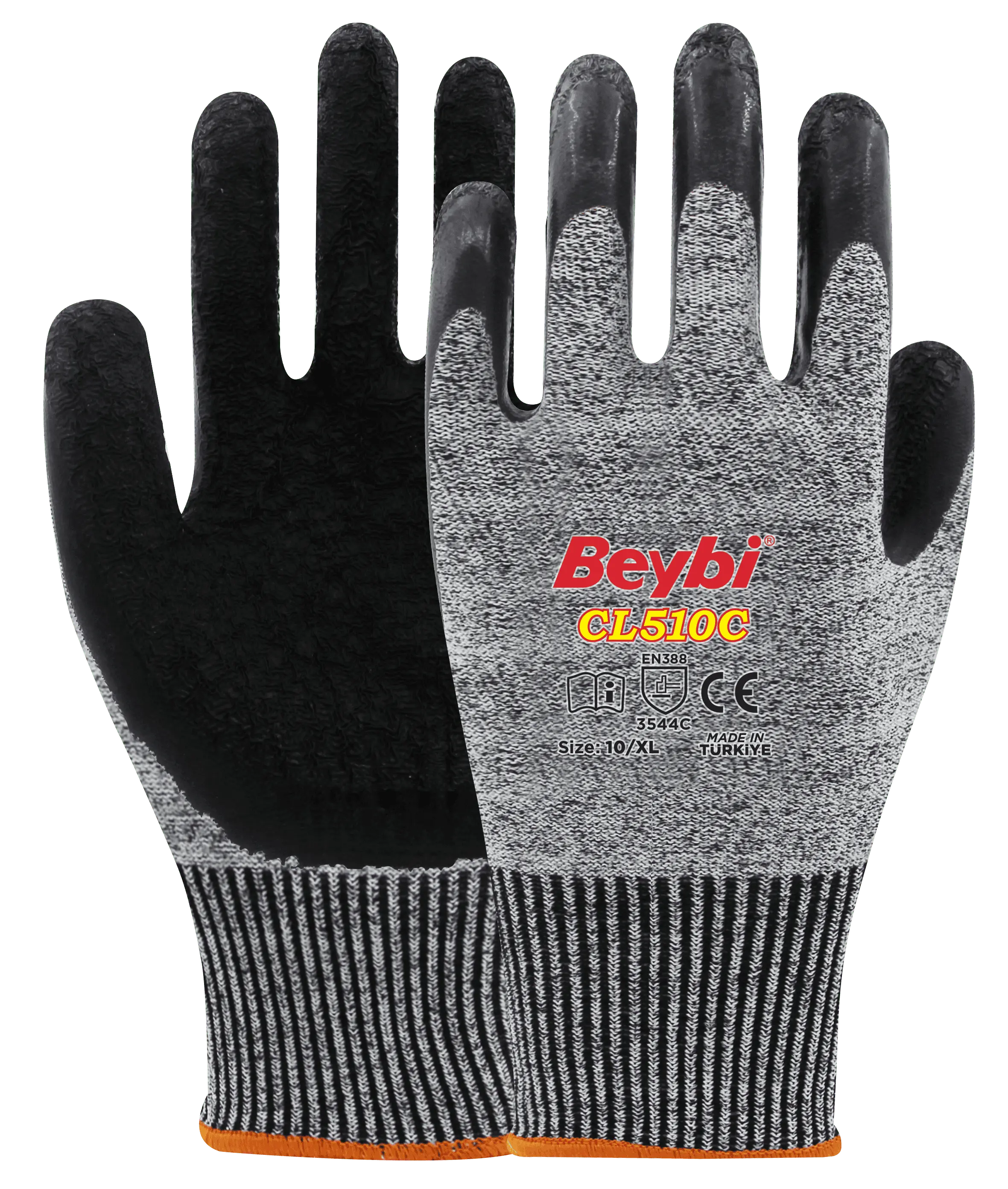 Beybi CL510C Lateks Kaplı Kesilmeye Dirençli Eldiven