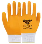 Beybi PN3+ Polyester Örme Nitril Eldiven