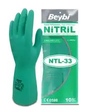 Beybi NTL33 Nitril Kimyasal İş Eldiveni