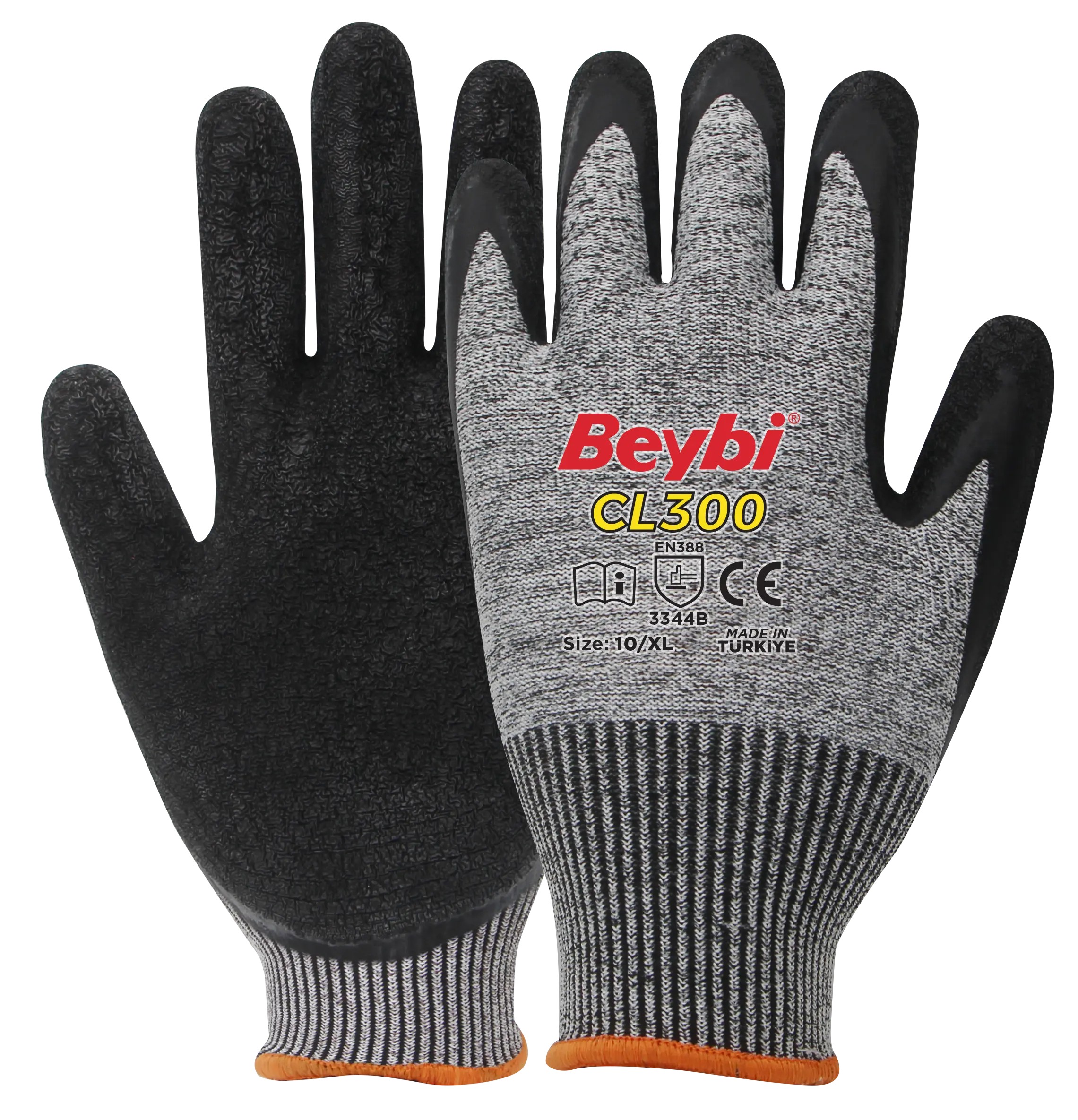 Beybi CL300 Lateks Kaplı Kesilmeye Dirençli Eldiven