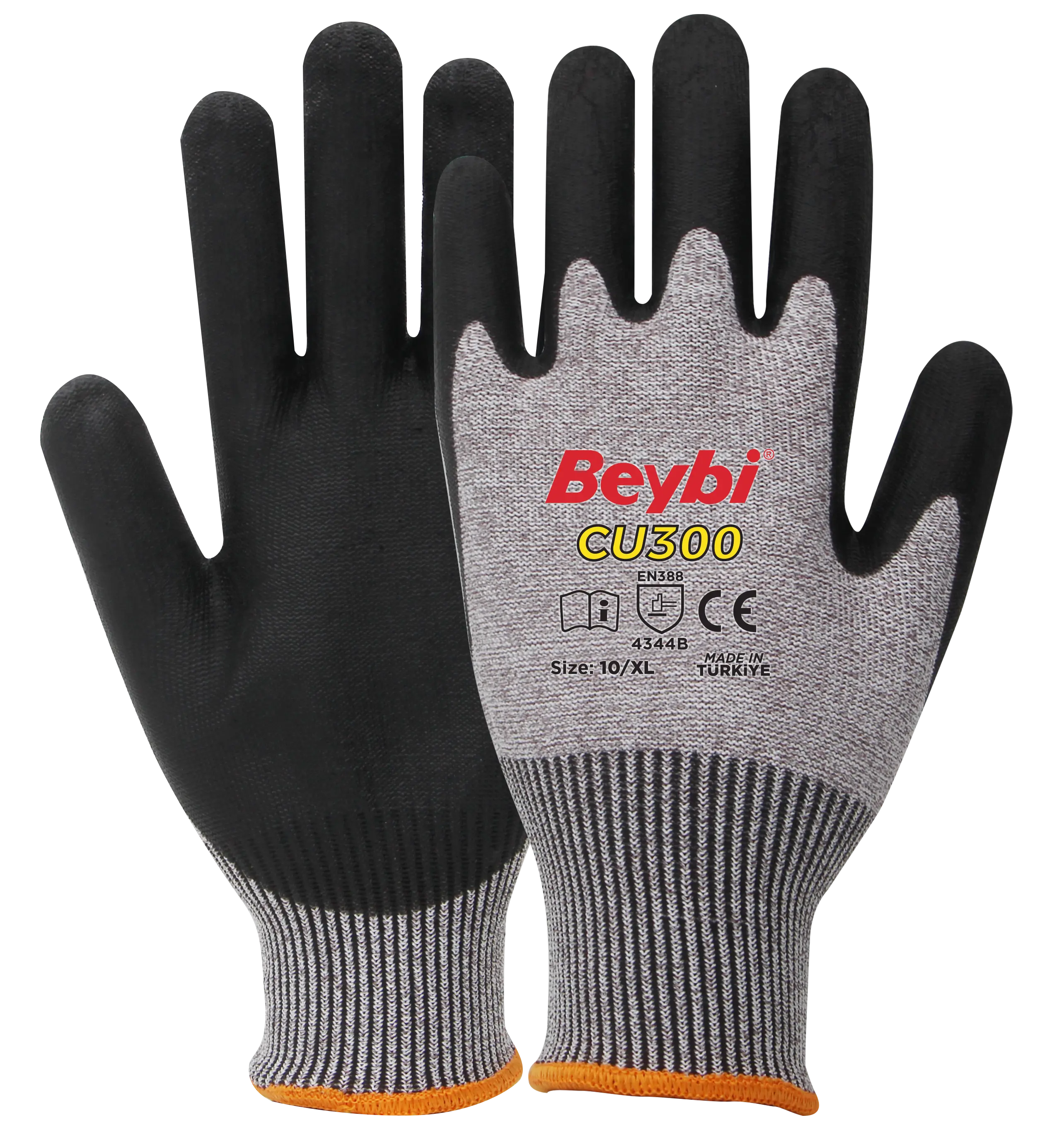 Beybi CU300 Poliüretan Kaplı Kesilmeye Dirençli Eldiven