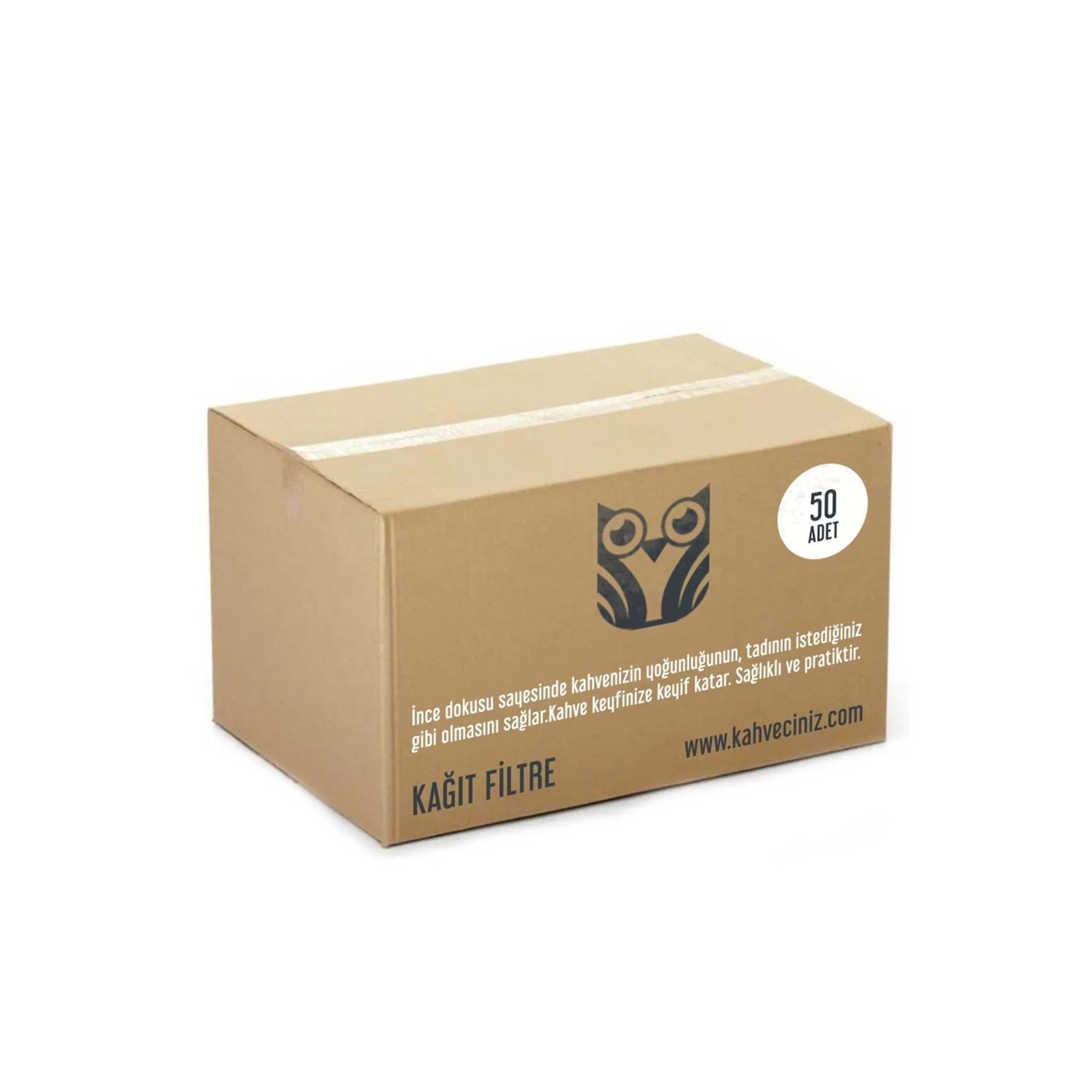 Kahveciniz 250/90 Basket Filtre Kahve Kağıdı - 50 Adet