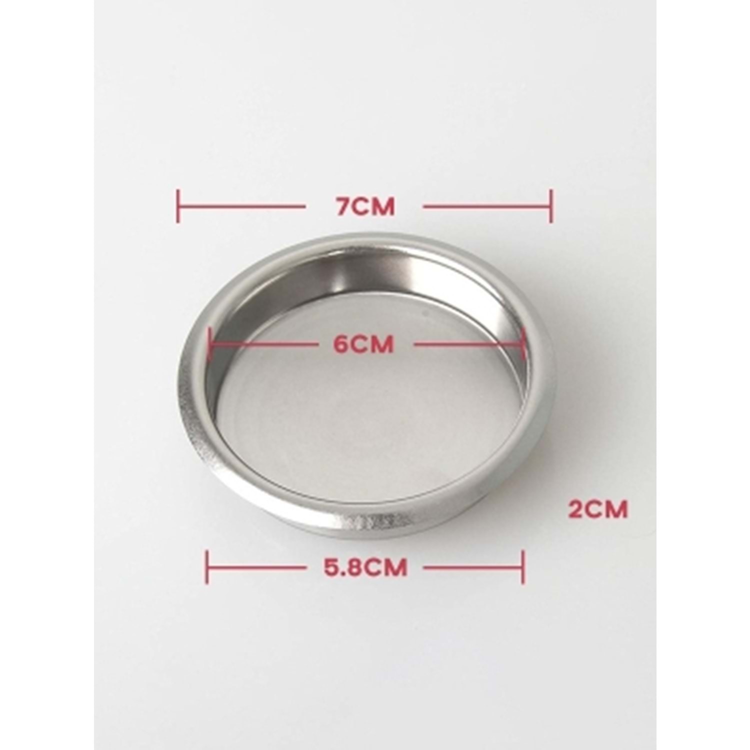 Kahveciniz Metal Kör Tapa 58mm