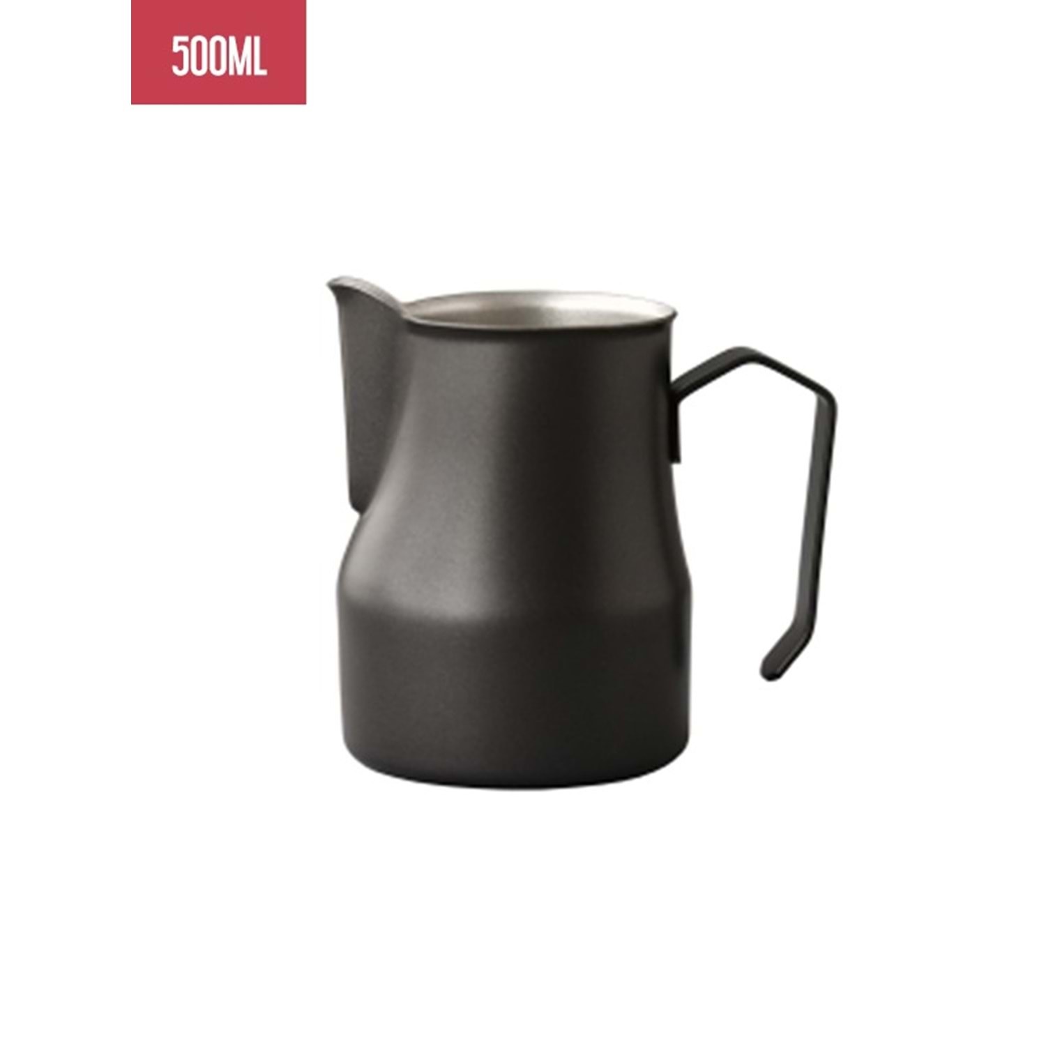 Kahveciniz Profesyonel Süt Potu 500ml - Siyah