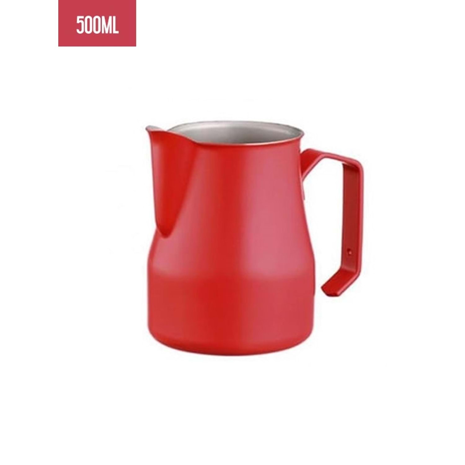 Kahveciniz Profesyonel Süt Potu 500ml - Kırmızı