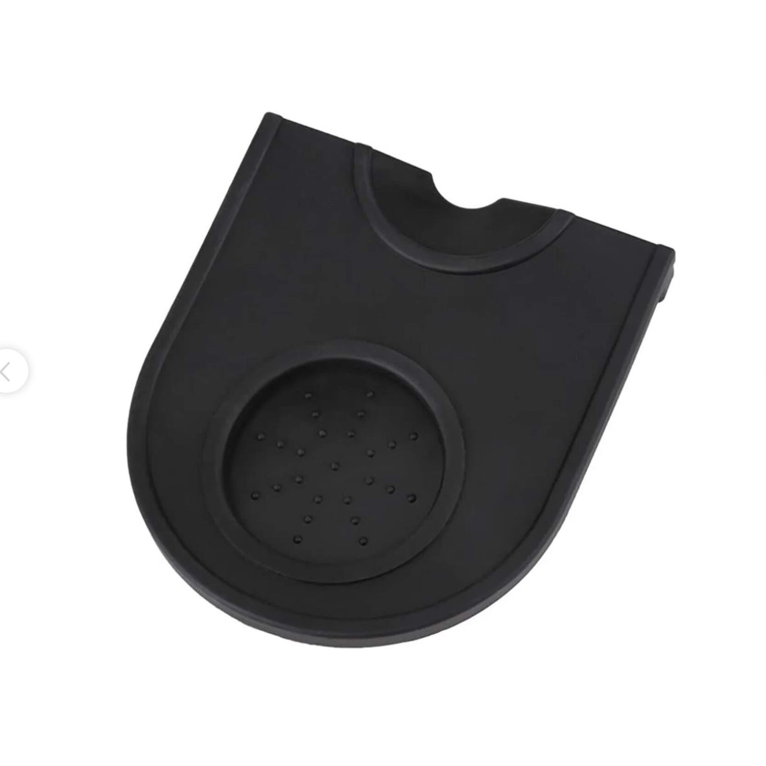 Kahveciniz Oval Silikon Tamper Matı M02 - Siyah