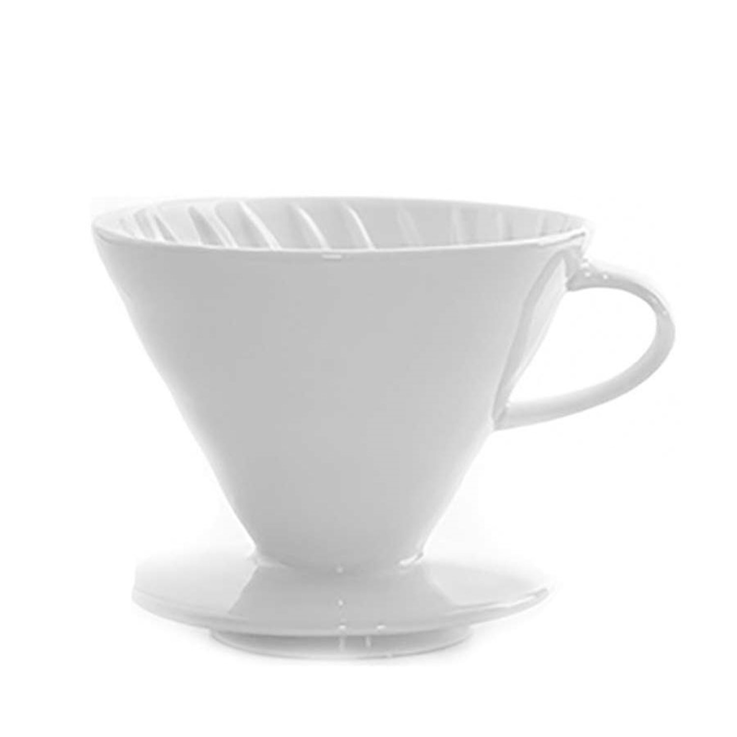 Kahveciniz V60 02 Seramik Dripper - Beyaz