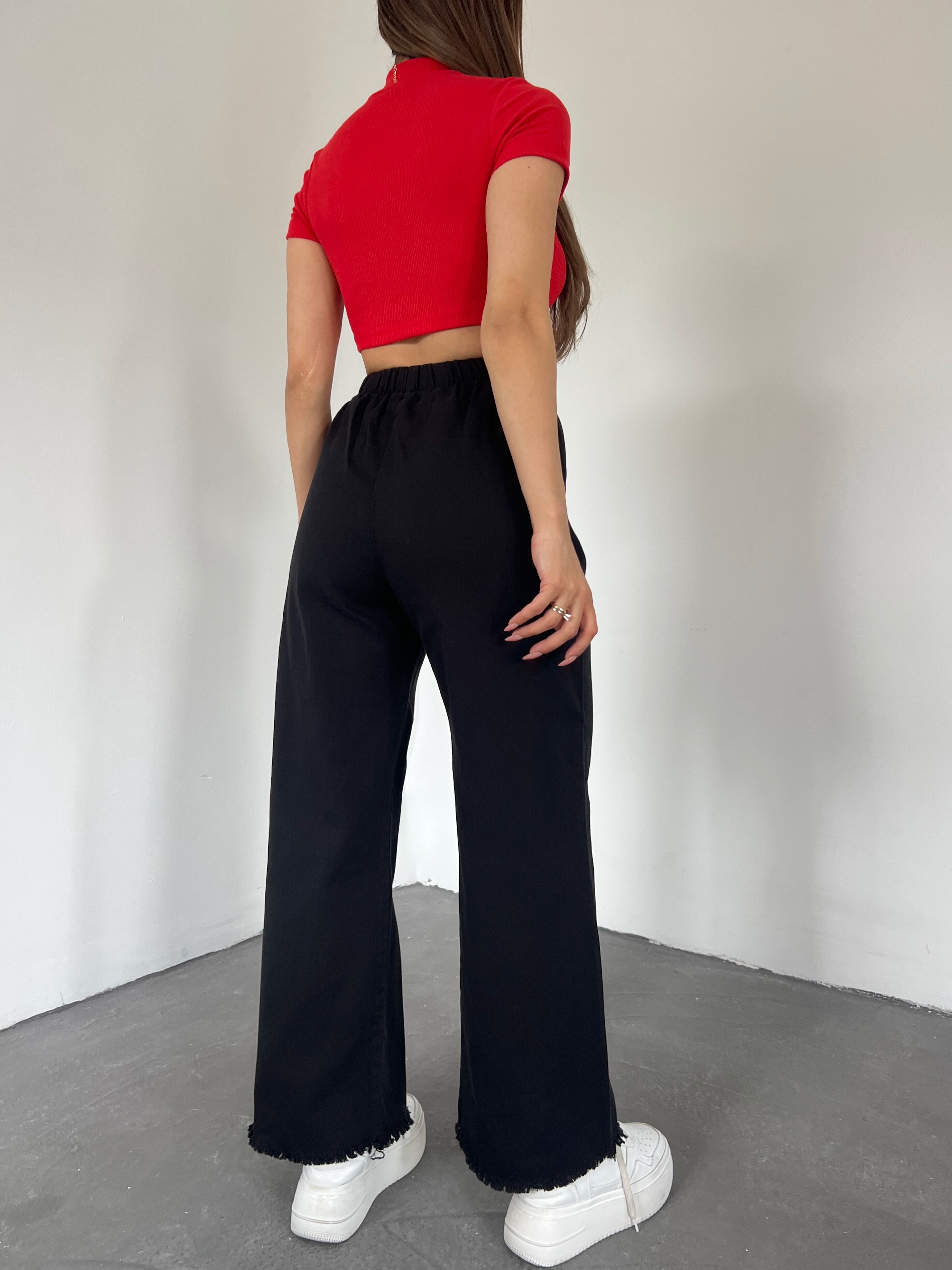 Tasseled Palazzo Trousers