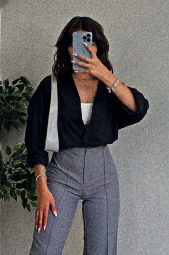 Crop Ceket Kombin