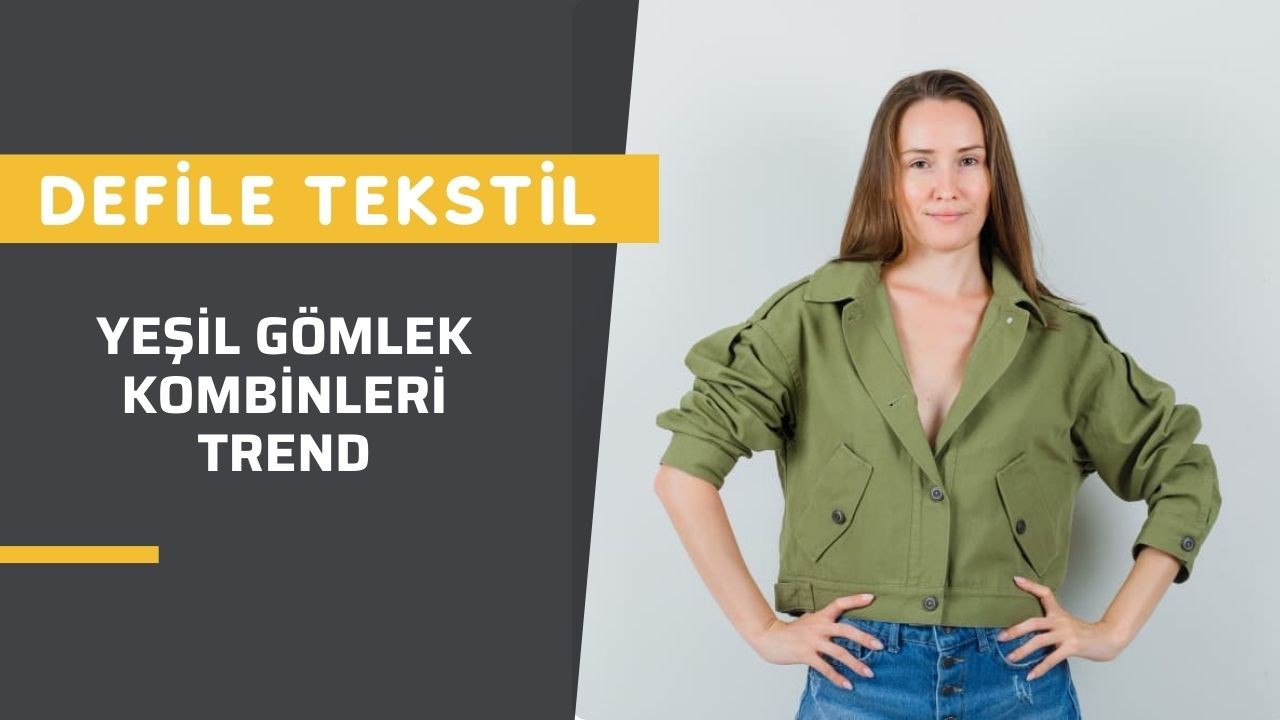 Yeşil Gömlek Kombinleri Kadın
