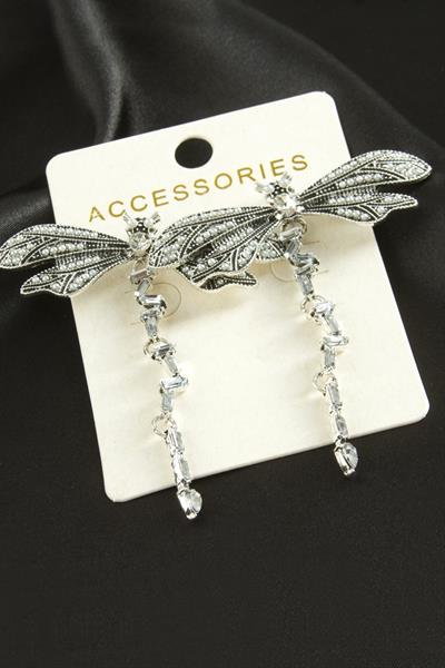 Yusufçuk İnci Taşlı Küpe