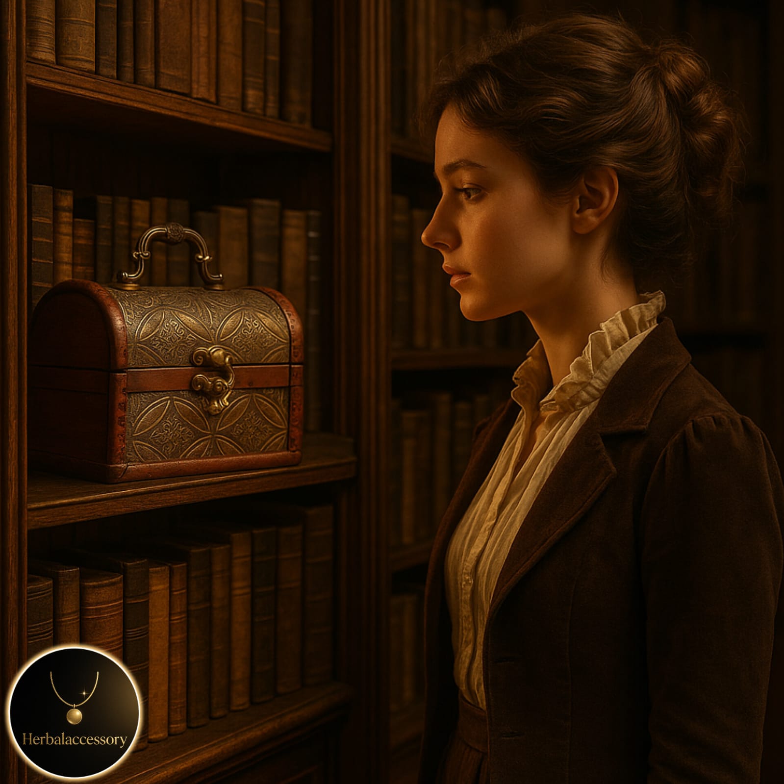 3'lü Ahşap Deri Sandık Kutu