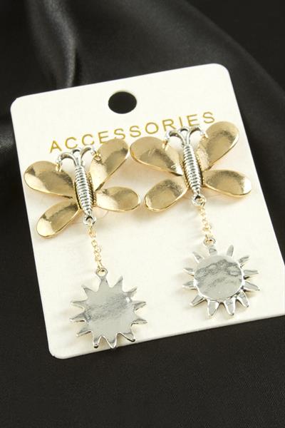 Kelebek Güneş Küpe