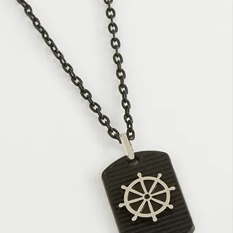 Dümen Figürlü Erkek Kolye