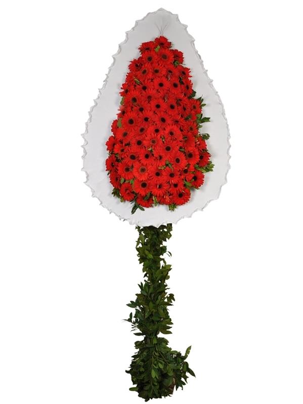 KIRMIZI GERBERA TEKLİ ÇELENK