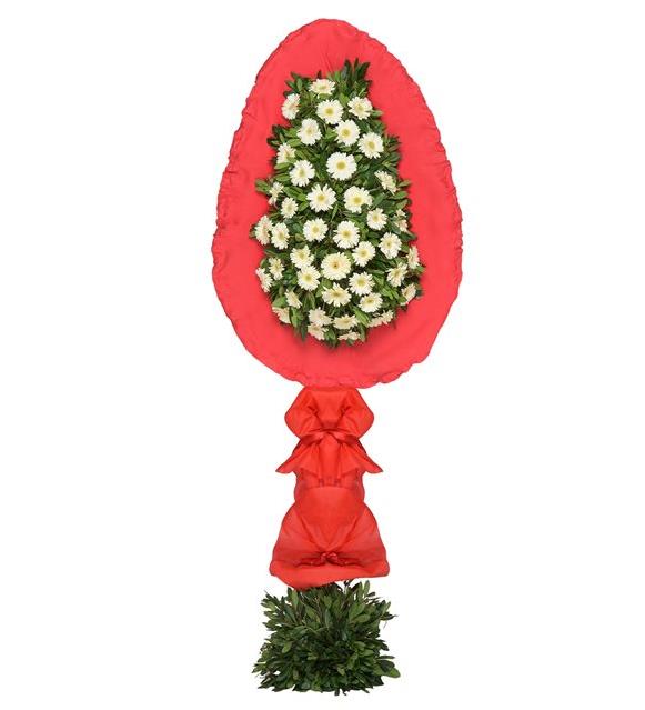 BEYAZ GERBERE TEKLİ ÇELENK