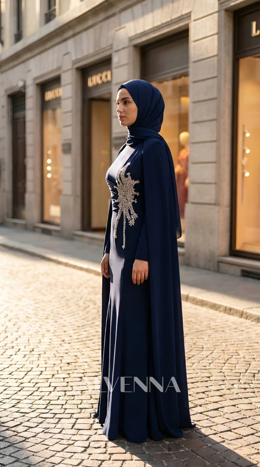 A2210 Hürrem Abiye | Lacivert