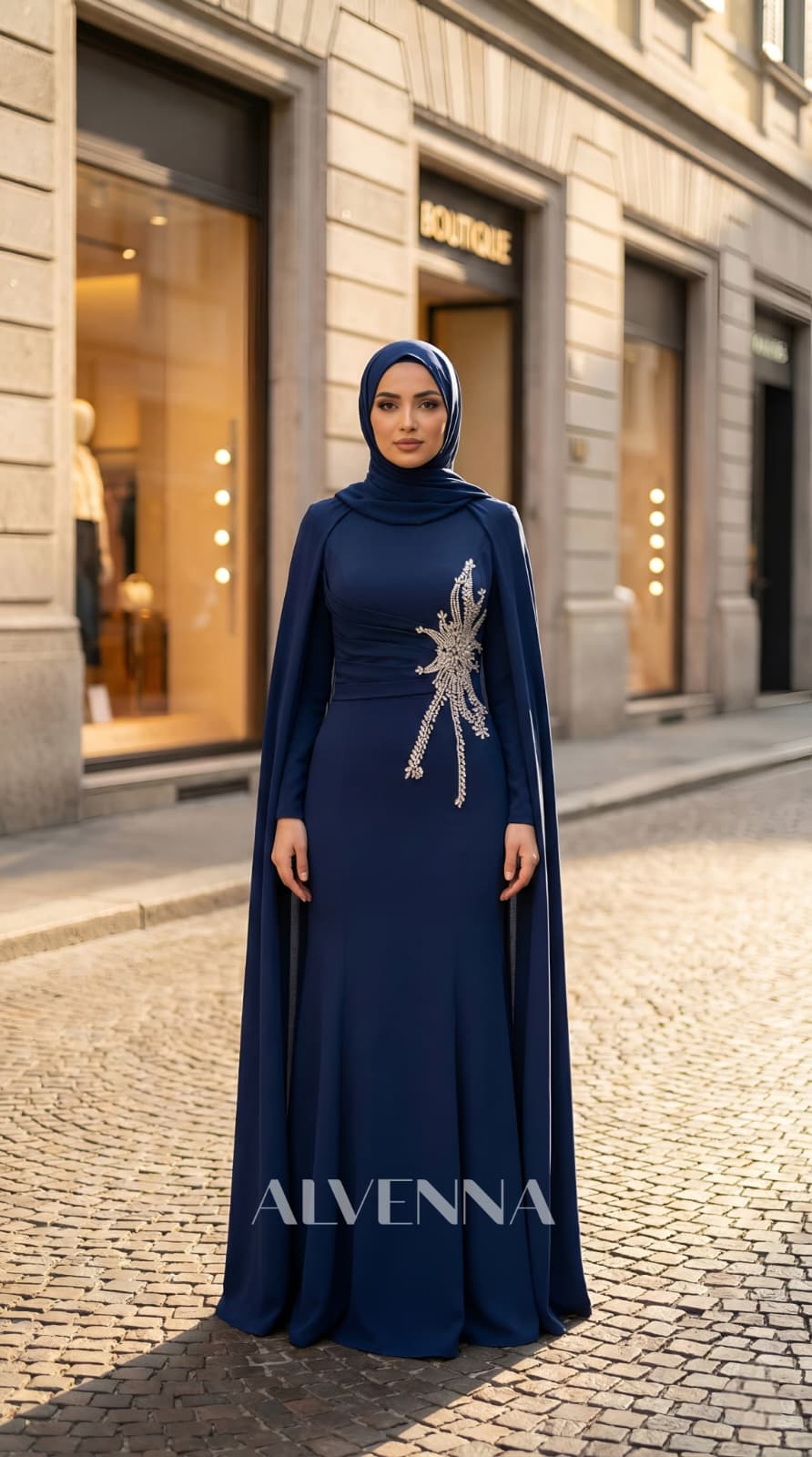 A2210 Hürrem Abiye | Lacivert