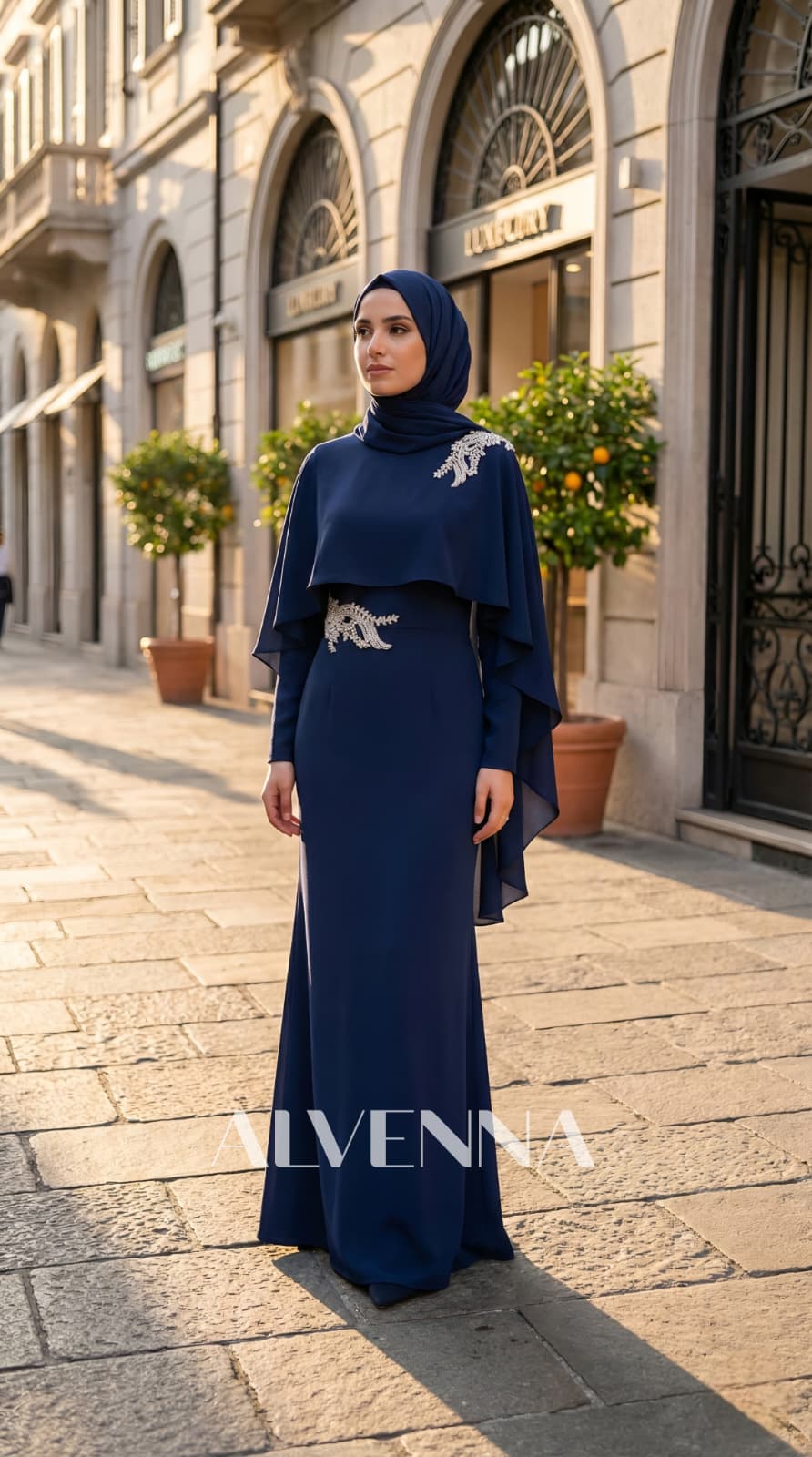 A2223 Asude Abiye | Lacivert 