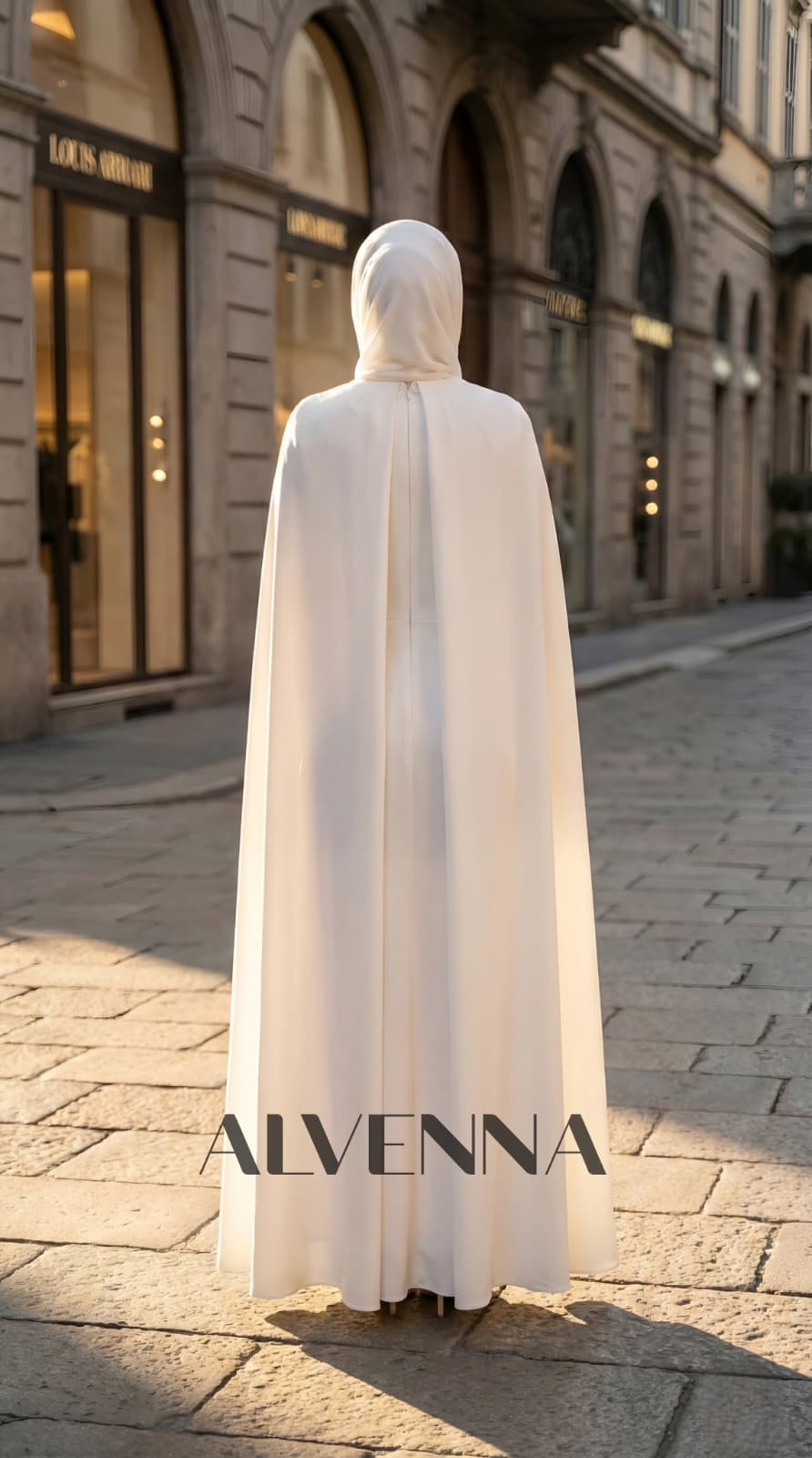 A2210 Hürrem Tesettür Abiye | Beyaz