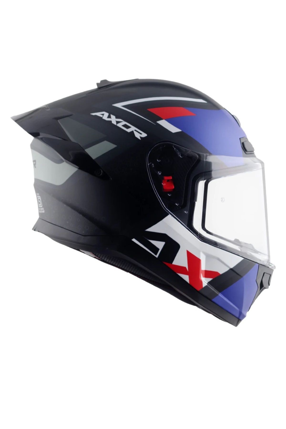 Saber X-Sport Kapalı Kask Mat Siyah Mavi
