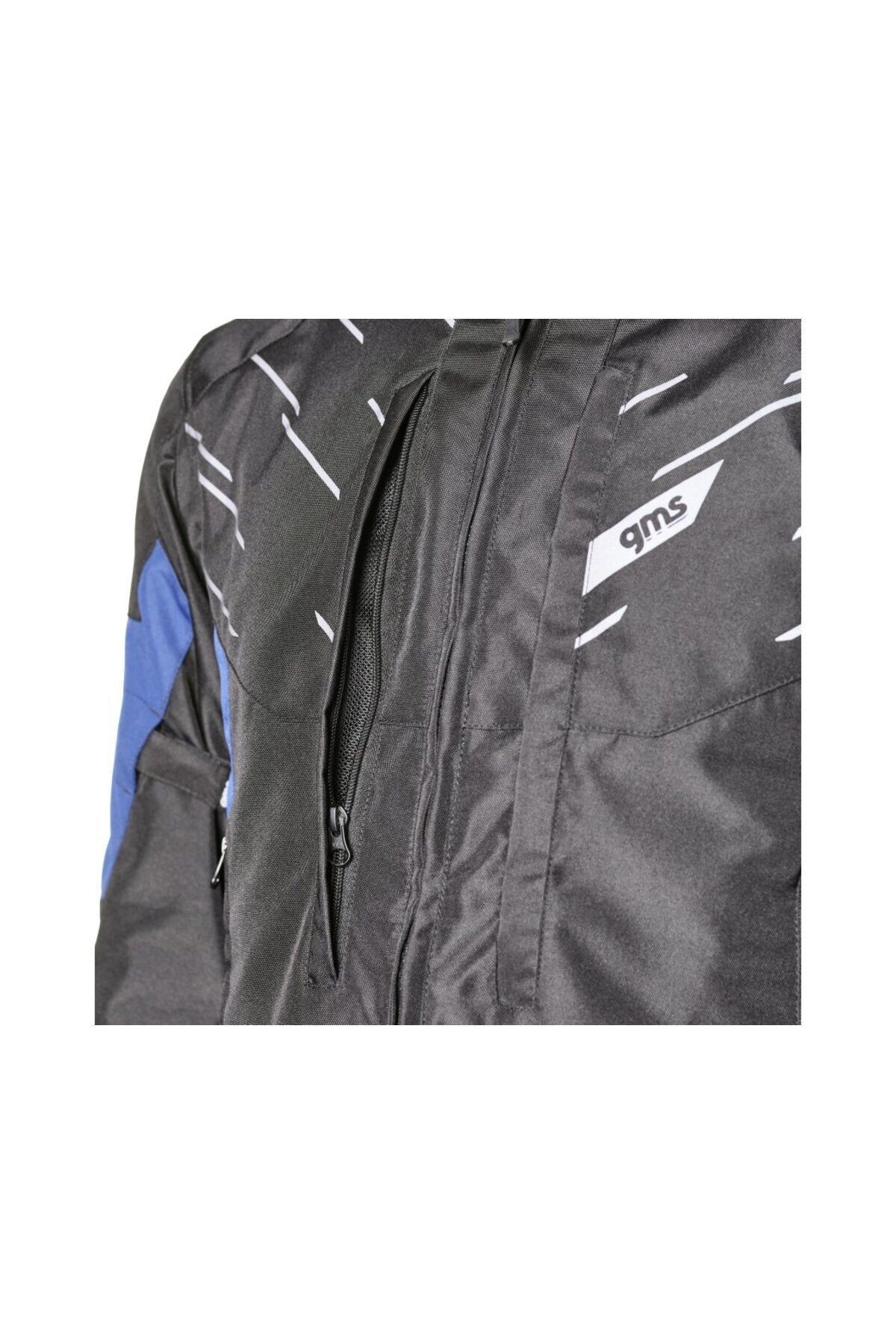 KASAI NAVY BLUE 4 Mevsimlik Korumalı Motosiklet Montu