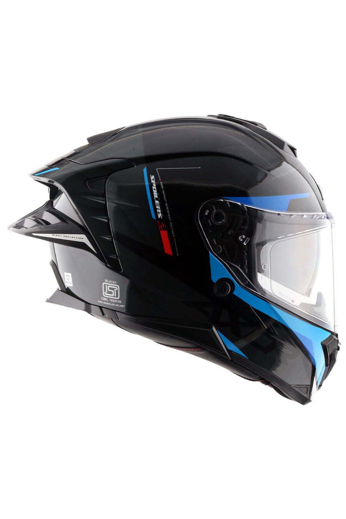 BRUTALE KRYPTIC FULL FACE PARLAK SİYAH MAVİ