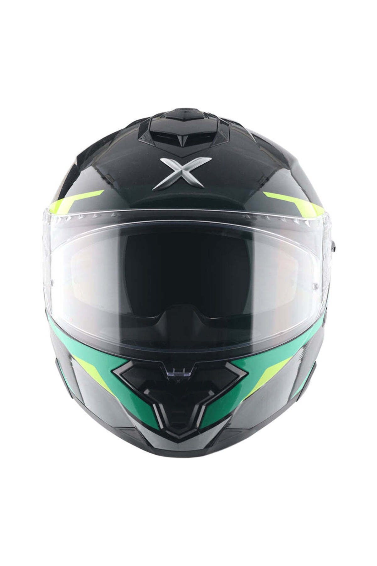 BRUTALE KRYPTIC FULL FACE PARLAK SİYAH YEŞİL