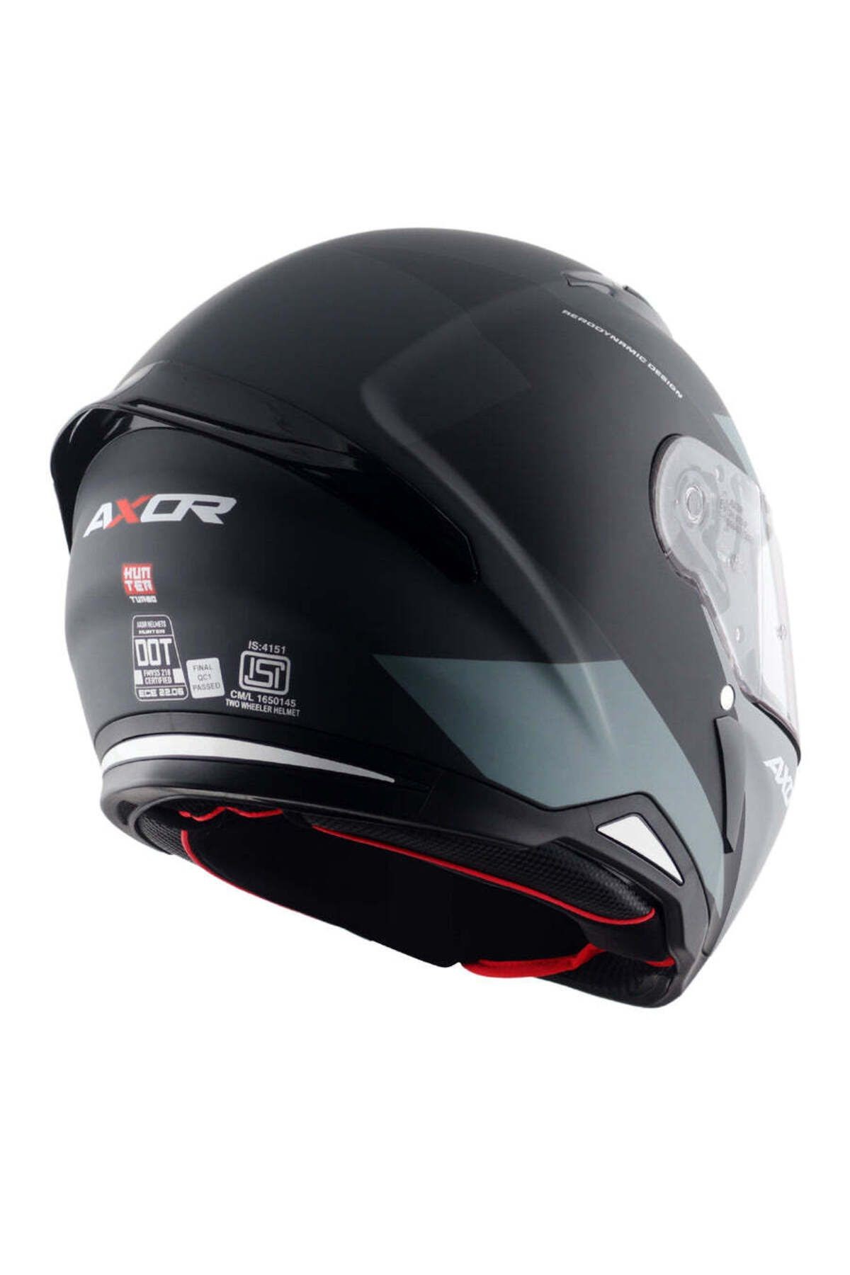 HUNTER TURBO - BLACK GREY DULL ECE 22.06
