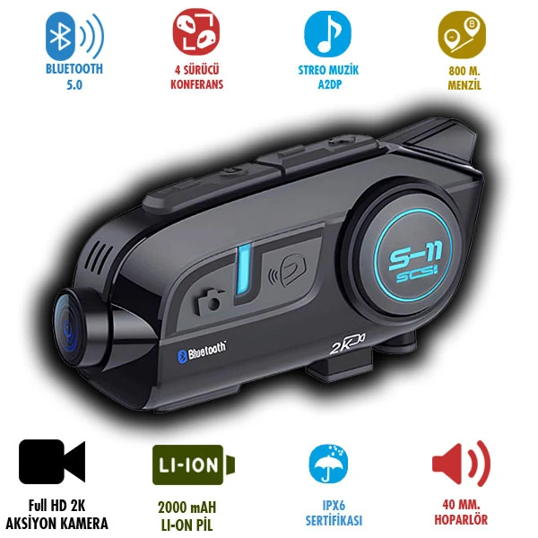  S11 KAMERALI INTERCOM - Full HD 2K