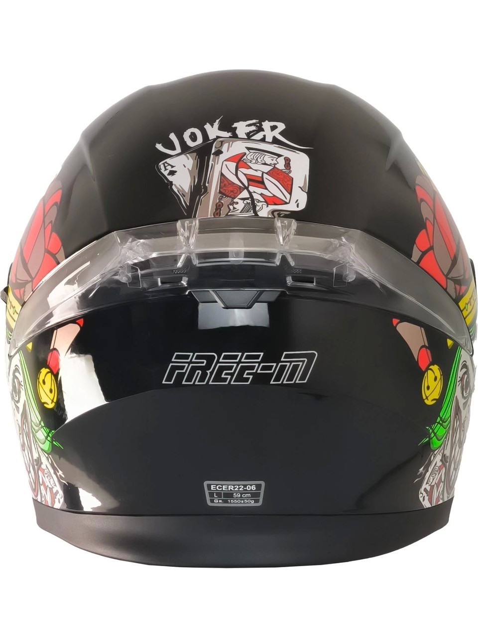 965 Joker Çene Açılır Motosiklet Kaskı | Güneş Vizörlü CE Onaylı ABS