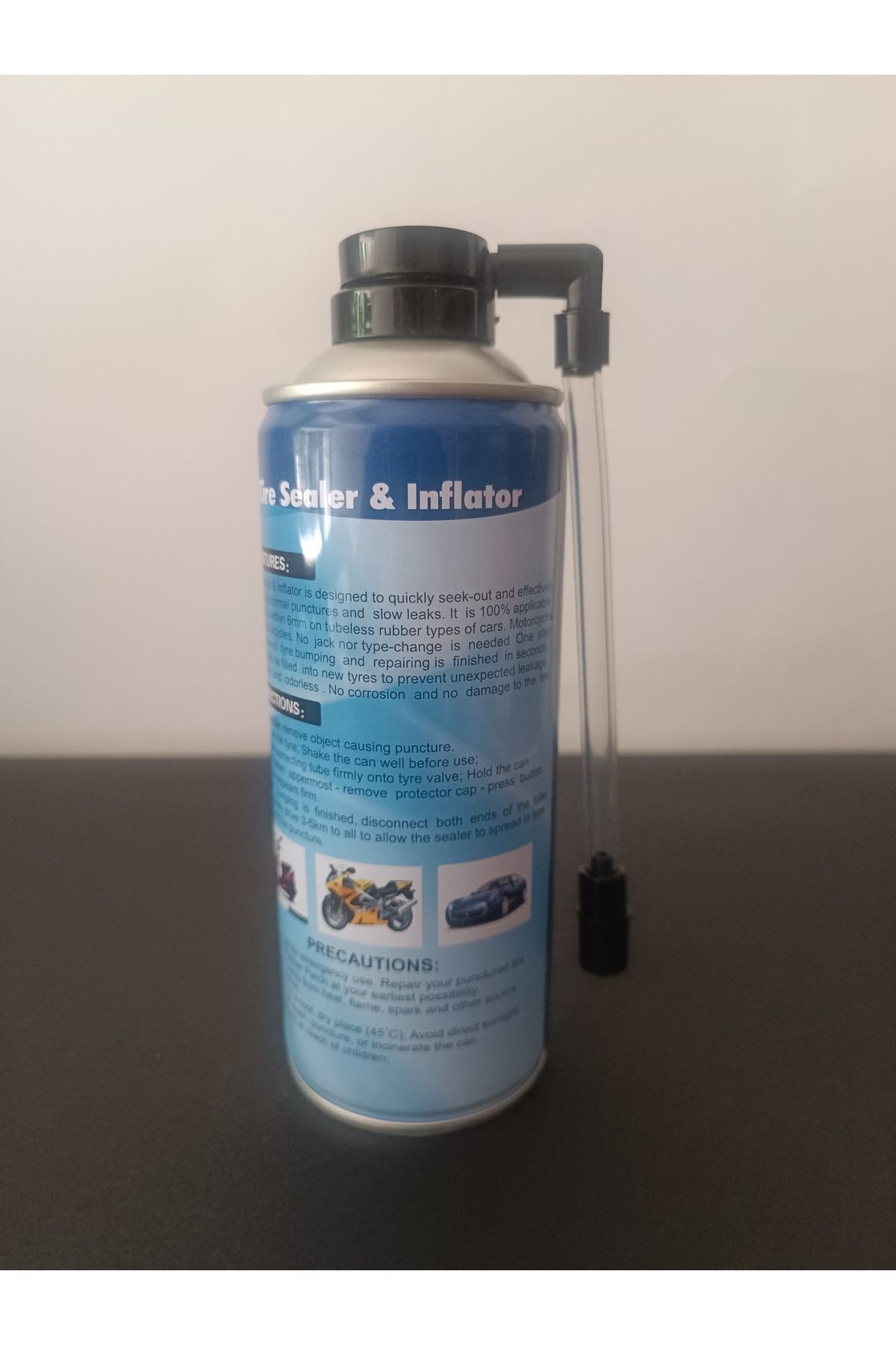 LASTİK TAMİR KİTİ ŞİŞİRMELİ 450 ml.( ARAÇ - MOTOR - BİSİKLET )  A KALİTE YENİ ÜRÜN