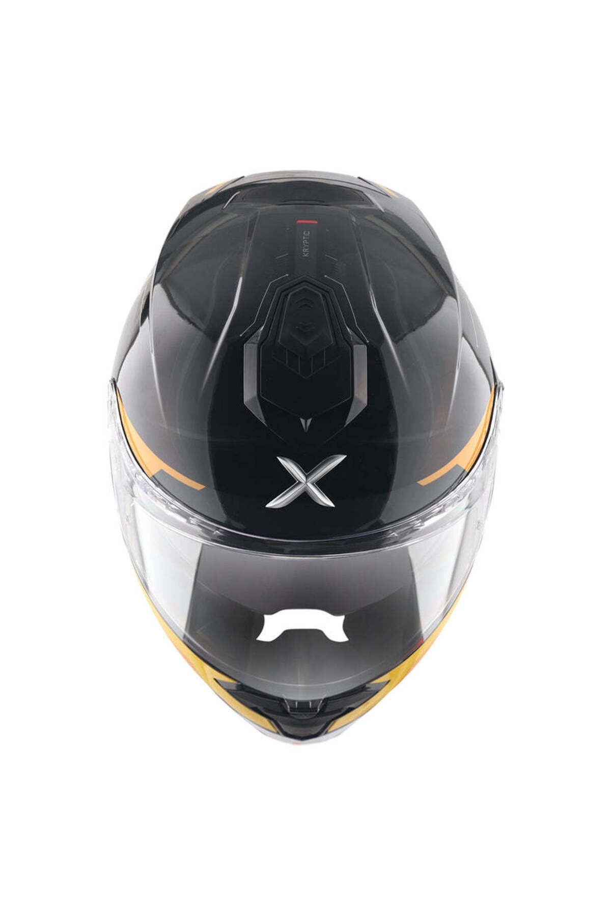 BRUTALE KRYPTIC FULL FACE PARLAK SİYAH SARI
