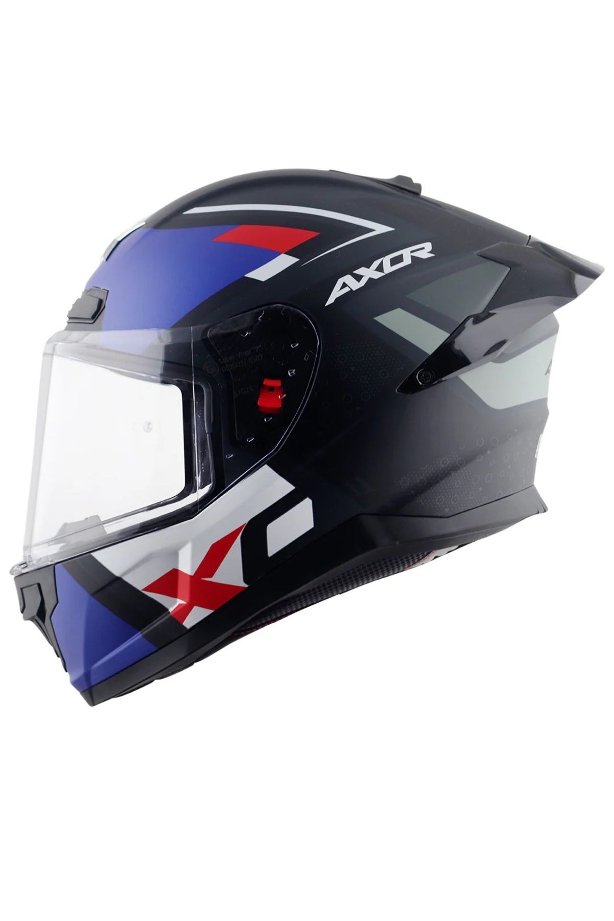 Saber X-Sport Kapalı Kask Mat Siyah Mavi