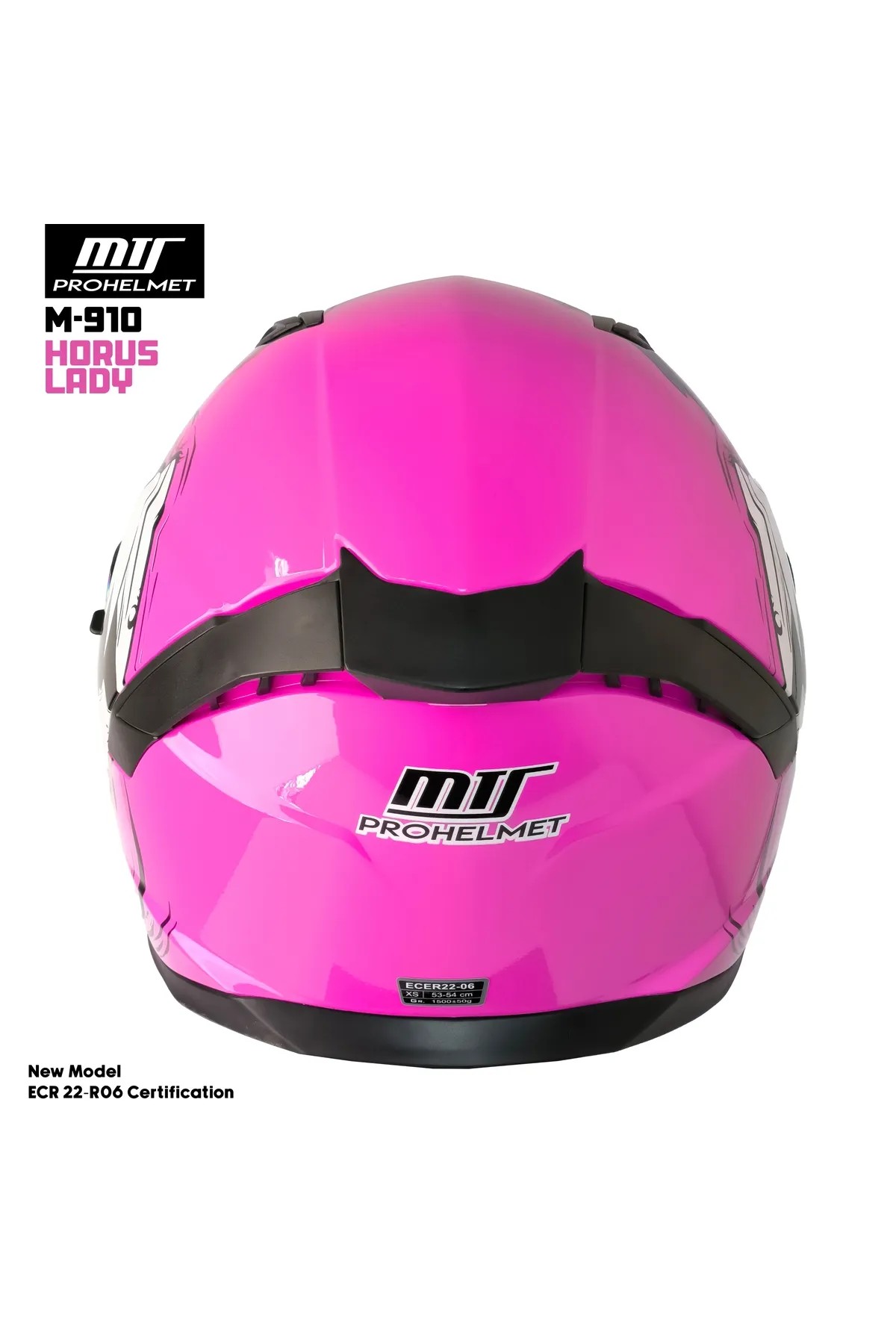  HORUS LADY PINK Full Face Kadın Kaskı M-910 – Güneş Vizörlü, DOT/CE Onaylı, Kadın Tasarımı