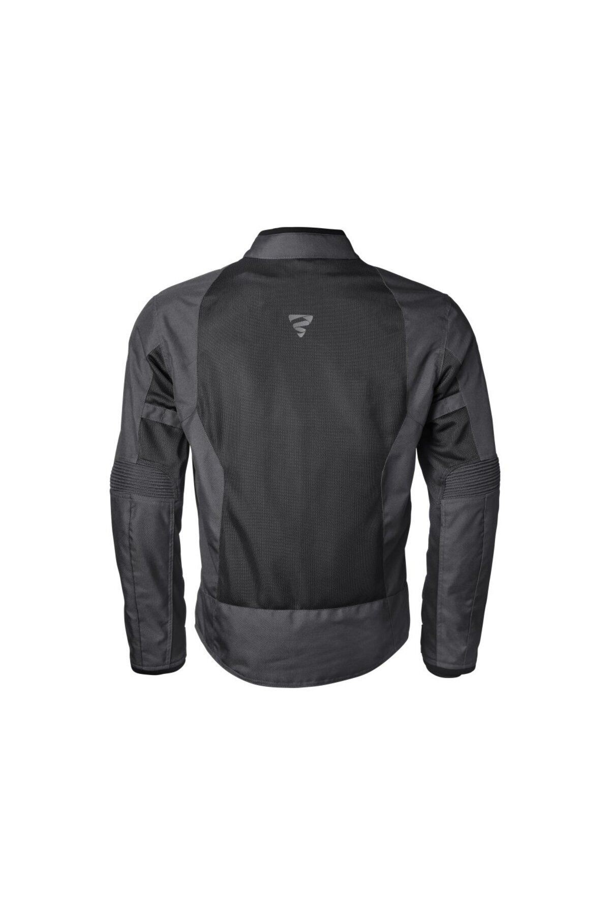 FIFTYSIX.7 BLACK Yazlık Fileli Korumalı Motosiklet Montu Erkek