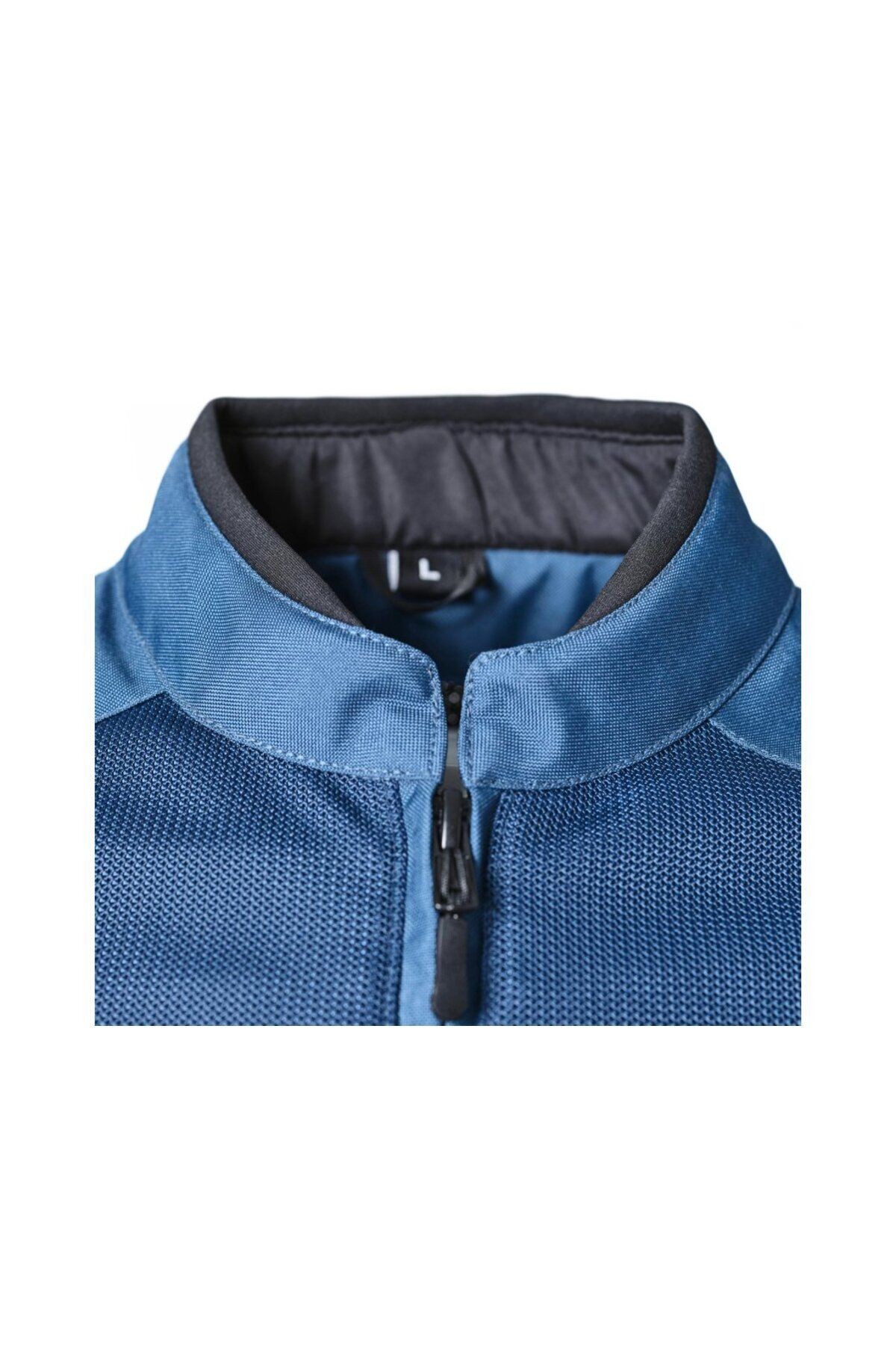 FIFTYSIX.7 NAVY BLUE Yazlık Fileli Korumalı Motosiklet Montu