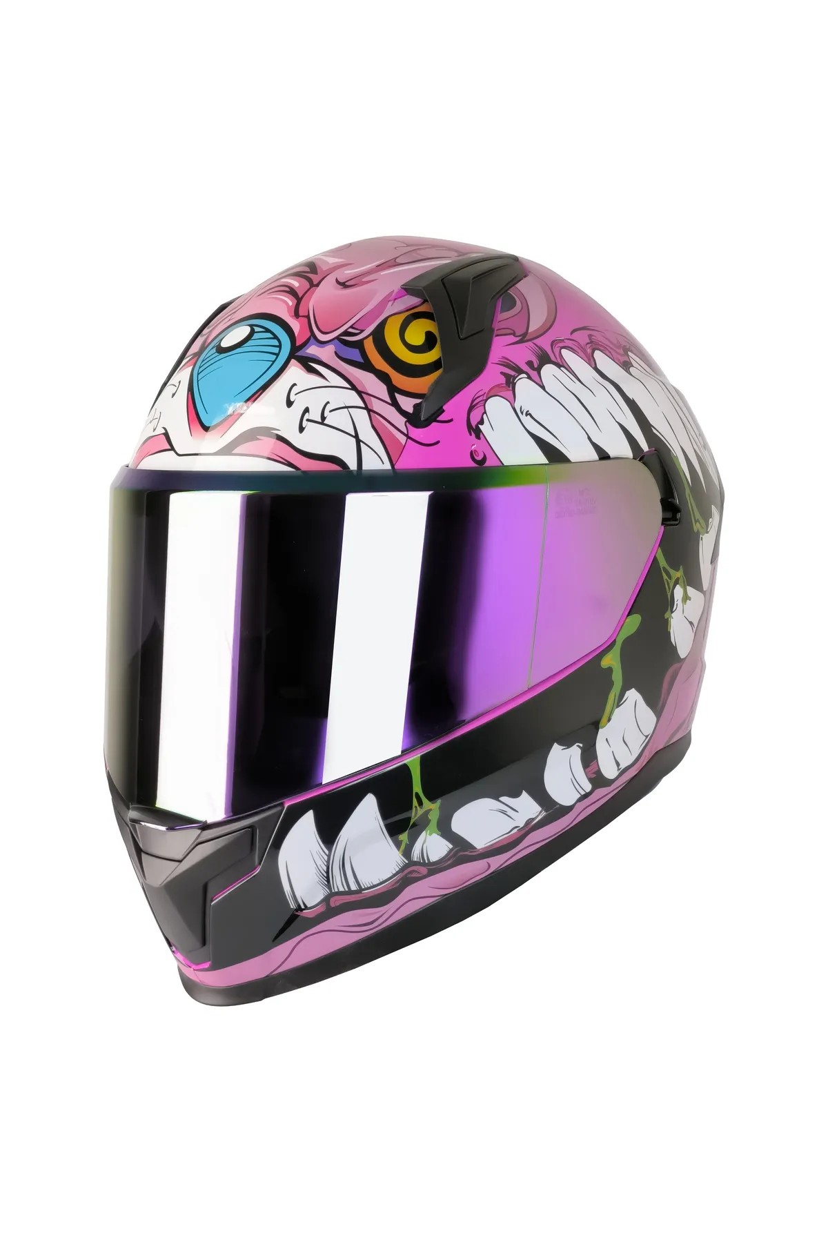  HORUS LADY PINK Full Face Kadın Kaskı M-910 – Güneş Vizörlü, DOT/CE Onaylı, Kadın Tasarımı