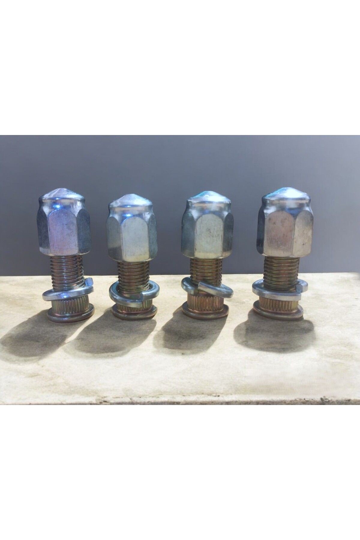 3 TEKERLİ BİJON SOMUN SET 4 lü ( E-bike Bijon Somun Set)