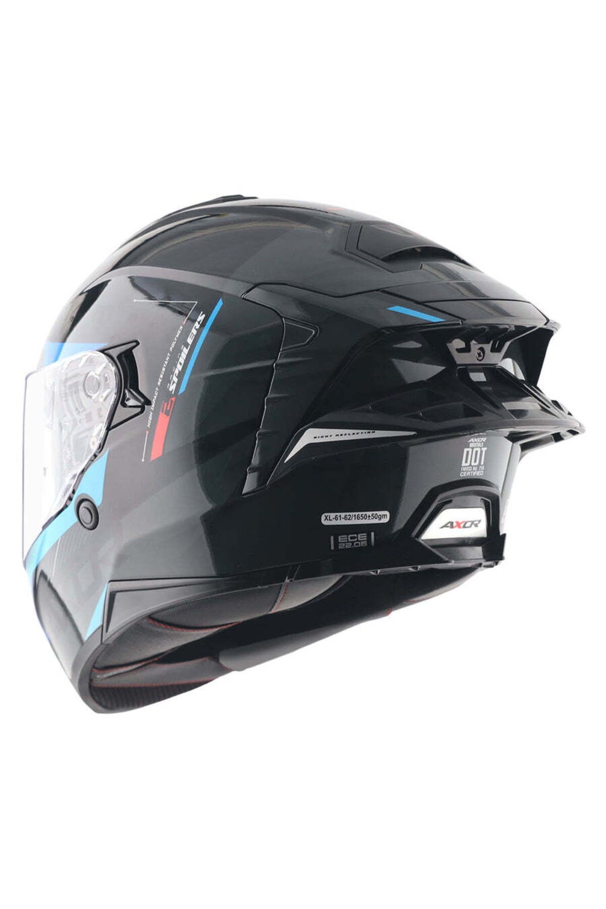BRUTALE KRYPTIC FULL FACE PARLAK SİYAH MAVİ