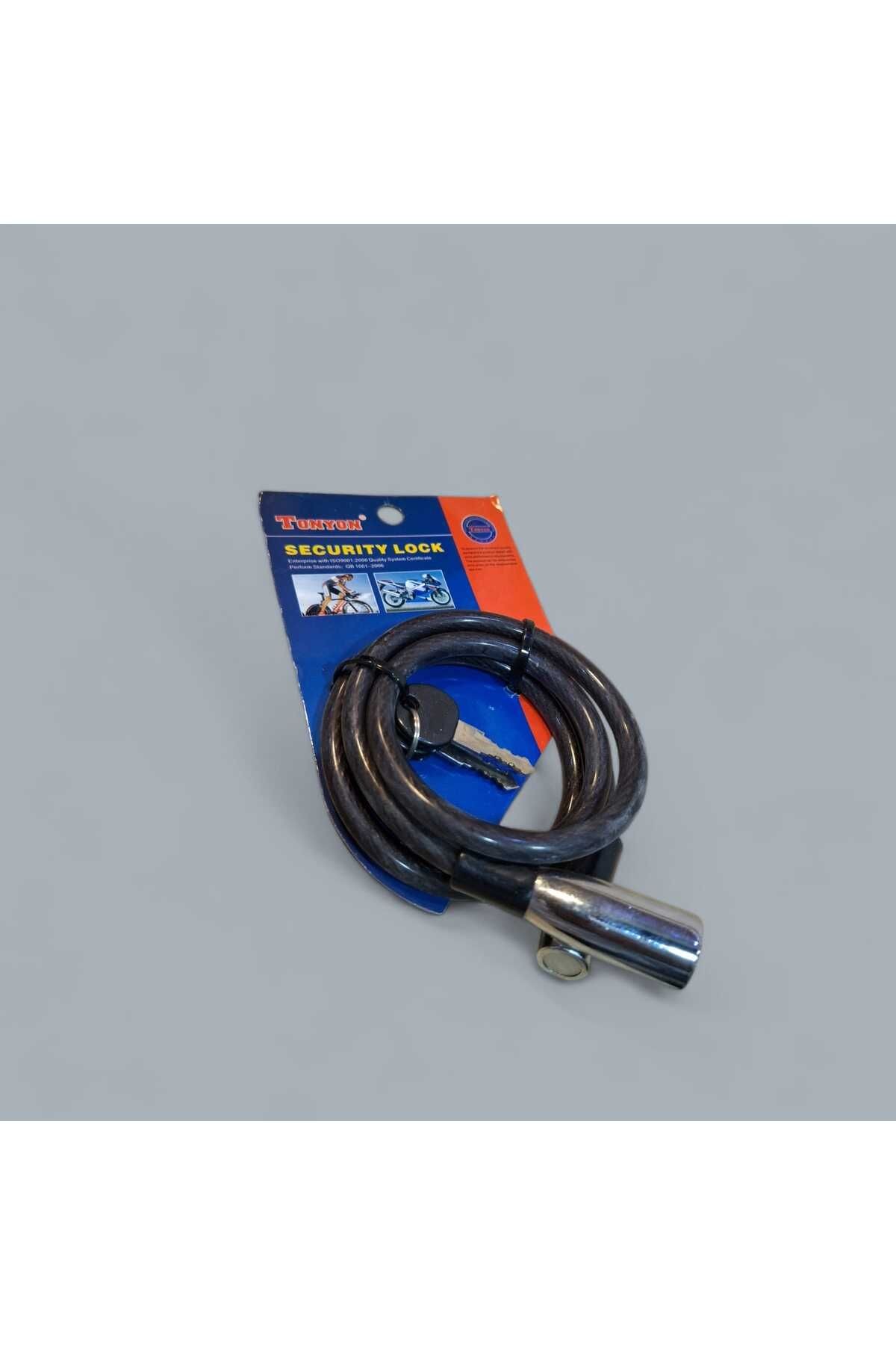 MOTOSİKLET HALAT KİLİT 12X650 TONYON ( BİSİKLET KİLİDİ)